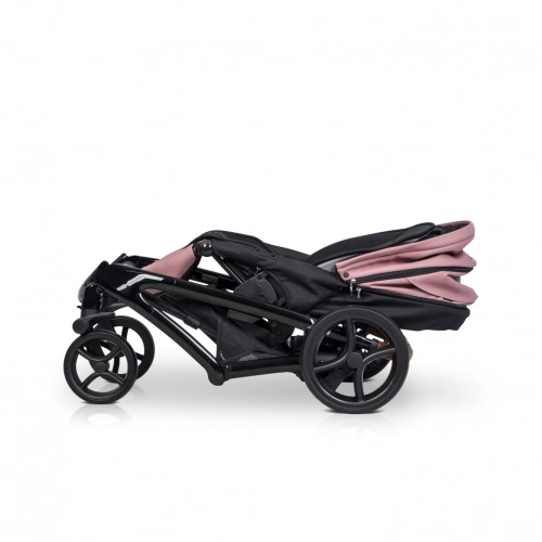 Riko XD Black Line Energy Pink Bērnu rati 2in1
