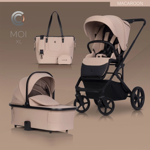 Cavoe Moi XL Macaroon Bērnu rati 2in1