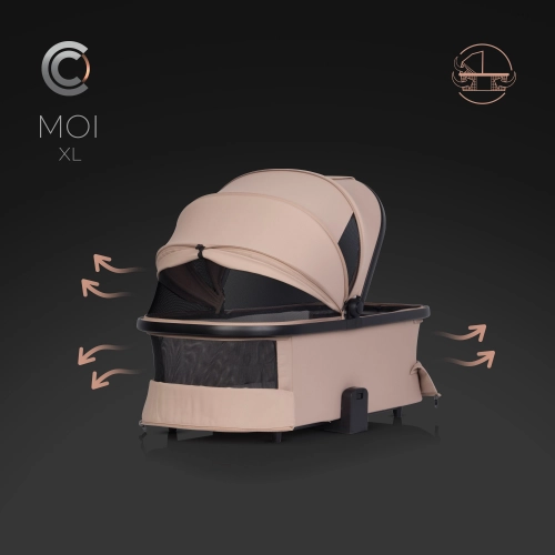 Cavoe Moi XL Macaroon Bērnu rati 2in1
