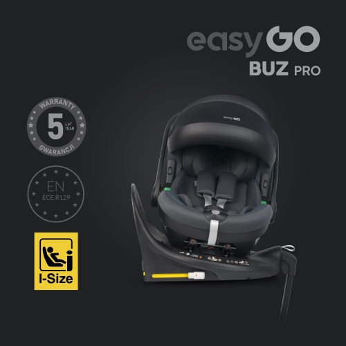 EasyGo Buz Pro 0-13 kg un EasyGo Buz Pro Body 0-36 kg Granito Bērnu autosēdeklis 2in1