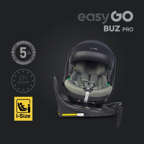 EasyGo Buz Pro 0-13 kg un EasyGo Buz Pro Body 0-36 kg Greener Bērnu autosēdeklis 2in1