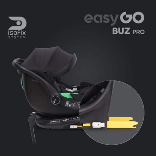 EasyGo Buz Pro 0-13 kg un EasyGo Buz Pro Body 0-36 kg Ink Bērnu autosēdeklis 2in1