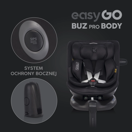 EasyGo Buz Pro 0-13 kg un EasyGo Buz Pro Body 0-36 kg Ink Bērnu autosēdeklis 2in1