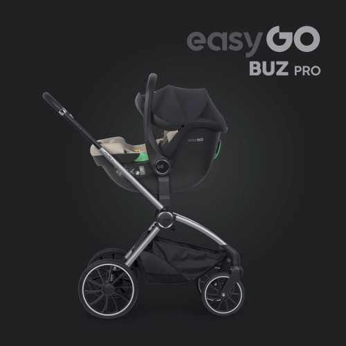 EasyGo Buz Pro 0-13 kg un EasyGo Buz Pro Body 0-36 kg Taupe Bērnu autosēdeklis 2in1