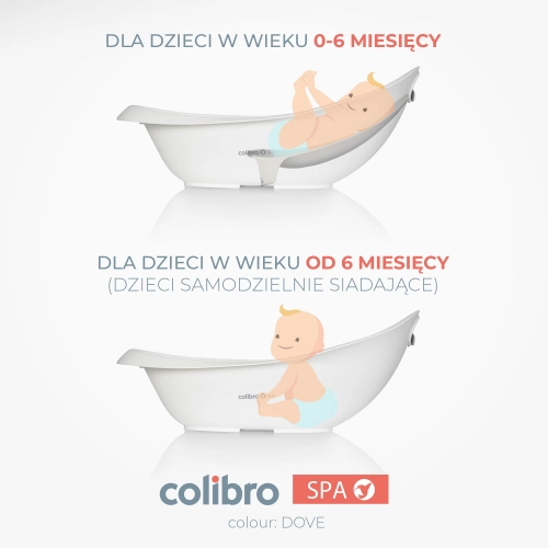 Bērnu vanna ar statīvu Colibro Spa Dove