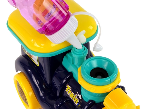 Ziepju burbuļu vilciens ar gaismām un skaņām