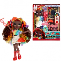 121381-EUC Rainbow High Creative Crystals Fashion Doll- Iris Bow