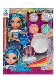 122418-EU Rainbow High Rainbow Shimmers with Slime Fashion Doll - Skyler (blue)
