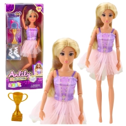 Anlily Ballerina Doll in Dress with Movable Limbs and Accessories