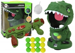 Arcade Game Shooting Dinosaur Green Ball Gun