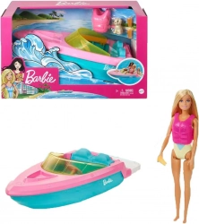 Barbie Boat and Doll Playset GRG30 Mattel