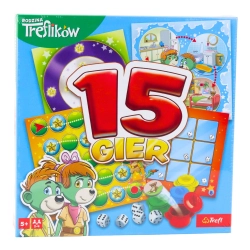 Board Game: 15 Games The Treflik Family Trefl 02823