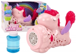 Bubble Machine Unicorn Lights Sounds Pink