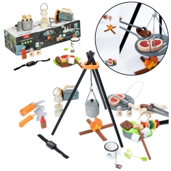 Camping Set Wooden Campfire Accessories 45 El