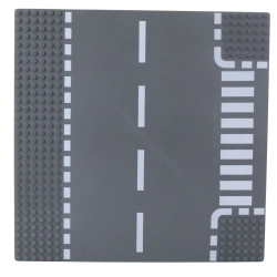 Construction Board for Road Blocks with a Passage 26x26 cm