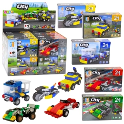 Creative Set Construction Blocks City Vehicles 2in1