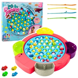 Interactive Arcade Game Battery Operated Fishing Pink