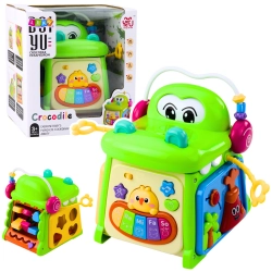 Interactive Educational Cube Sorter Piano Sensory Crocodile