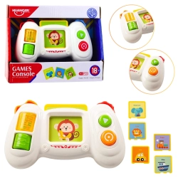 Interactive Educational Pad Console with Cards, Lights, and Sounds