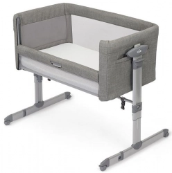 Joie Roomie Glide Foggy Grey Gultiņa ar nolaižamu sānu