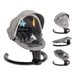 Kidnort Drom black Šūpuļkrēsliņš