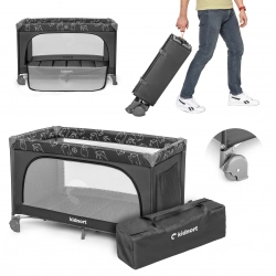 Kidnort Grotta Oxford 210
Dark gry Детская дорожная кроватка