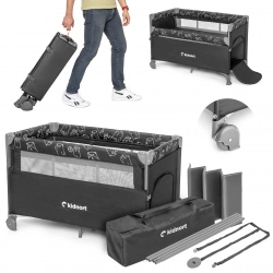 Kidnort Livsmiljö Oxford 300
Dark gry Детская дорожная кроватка