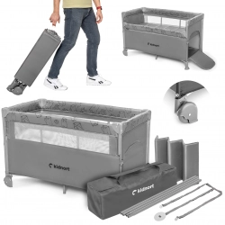 Kidnort Näste Oxford 210
Light gray Детская дорожная кроватка