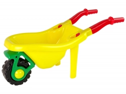 Large Coloured Garden Wheelbarrow Yellow