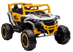 Двухместный детский электромобиль Багги M1 White and Yellow