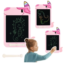 Marker Drawing Board Writing LCD Stylus Unicorn Pink