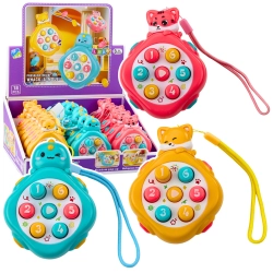 Mini Whack-A-Mole Skill Game Animals Numbers Colored Mix