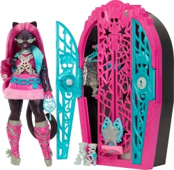 Monster High Skulltimates Secrets Hauntlywood Catty Noir lelle JBG82