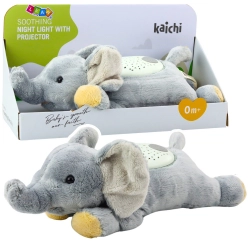 Plush Elephant Sleeping Cuddly Toy Projector Sounds Noise
