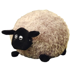 Plush Mascot Cuddly Sheep With Curly Wool Light Brown 20cm