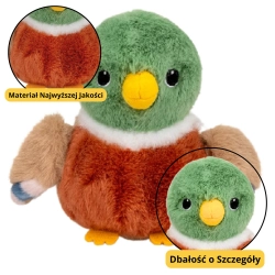 Plush Mascot Cuddly Toy Bird Plush Little Duck 12cm