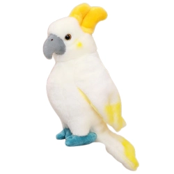 Plush Mascot Cuddly Toy Parrot Cockatoo White 35cm