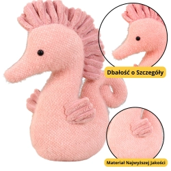 Plush Mascot Cuddly Water Horse Pink 25cm