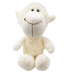 Plush Sheep Cuddly Toy with Suction Cup, White, 23 x 12 cm