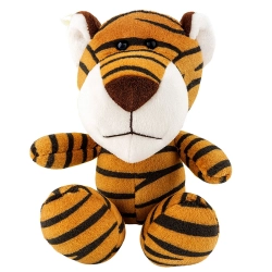 Plush Toy Tiger with Suction Cup Brown 23 x 12 cm
