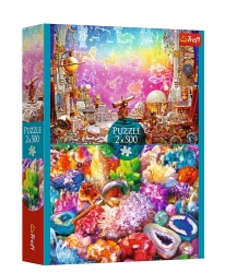 Puzzle – 2x500 – Cosmos and Crystals – Trefl 37499