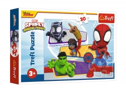 Puzzle – 30 – Brave Spidey – Spidey and His Friends – Marvel – Trefl 18322
