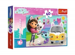 Puzzle – 60 – Gabby and Cat Adventures – Gabby's Dollhouse Movie – Trefl 17415