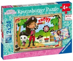 Ravensburger Puzzle Gabbys Dollhouse 2x24pc 5710