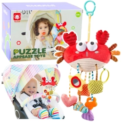 Sensory Toy Crab Bed Hanger 9in1