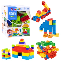 Set of 3D Colorful Construction Blocks 100 pcs.