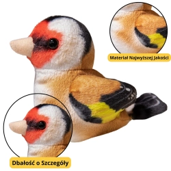 Small Plush Bird Blue Tit Goldfinch 10cm