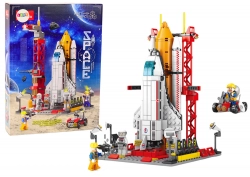 Space Station Construction Blocks Base Ship Space Rocket 521 pcs.