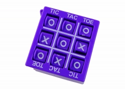 Tic Tac Toe Game 4.5 cm Purple