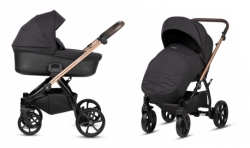 Tutis Leo+ Black 201 Bērnu rati 2in1